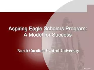 Aspiring Eagle Scholars Program: A Model for Success
