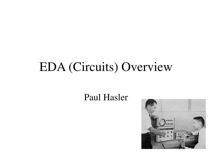 eda circuits overview