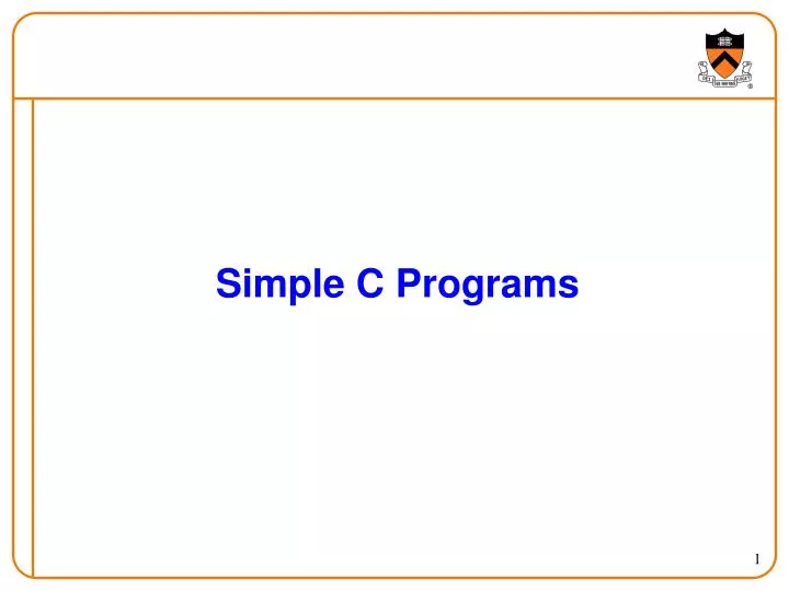 simple c programs