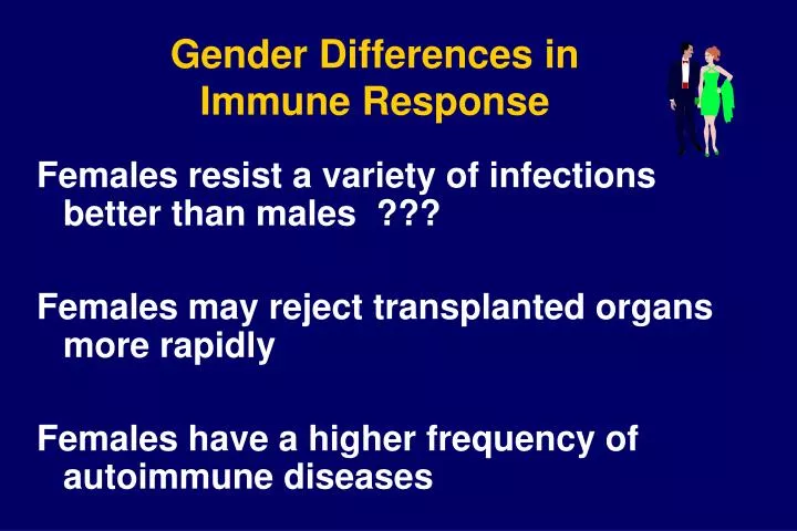 gender differences in immune response