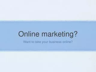 internet marketing agency - how to find the right one