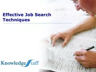 Effective Job Search Techniques