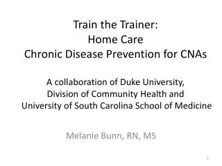 Melanie Bunn, RN, MS