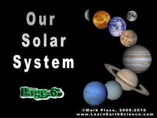 Our Solar System