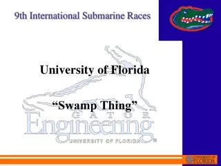 University of Florida “Swamp Thing”