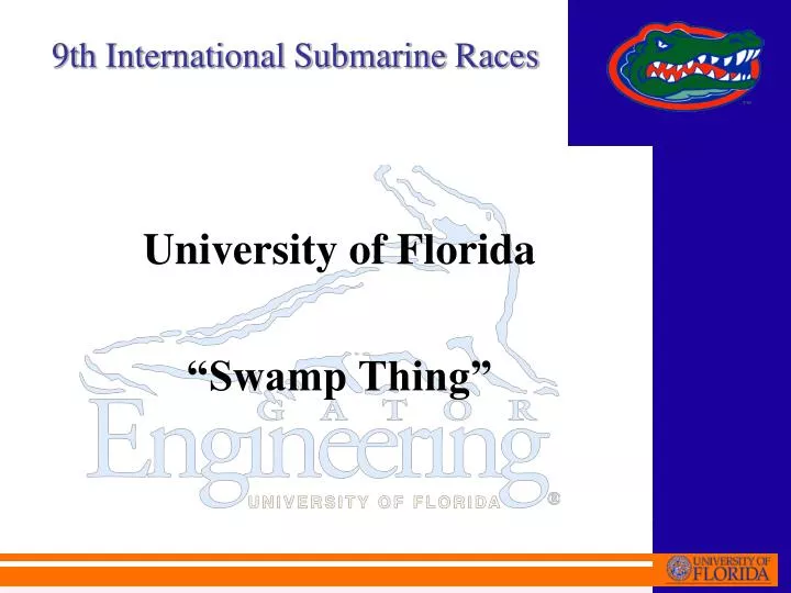 university of florida swamp thing