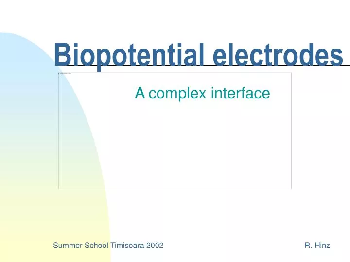 biopotential electrodes