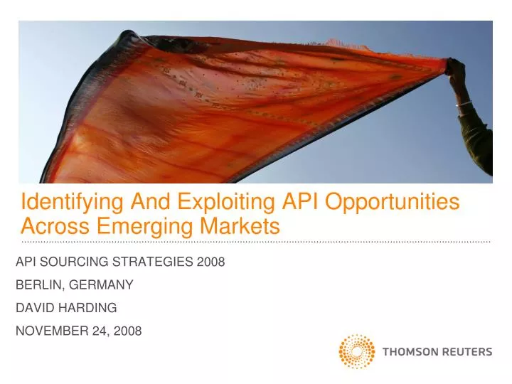 identifying and exploiting api opportunities across emerging markets