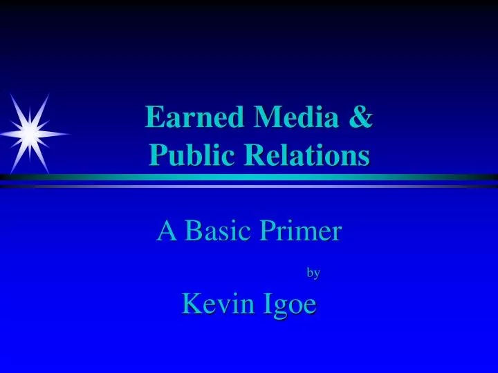 earned media public relations