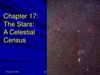 Chapter 17: The Stars: A Celestial Census