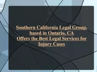 Southern California Legal Group