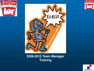 2009-2010 Team Manager Training
