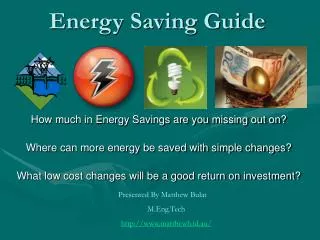 Energy Saving Guide