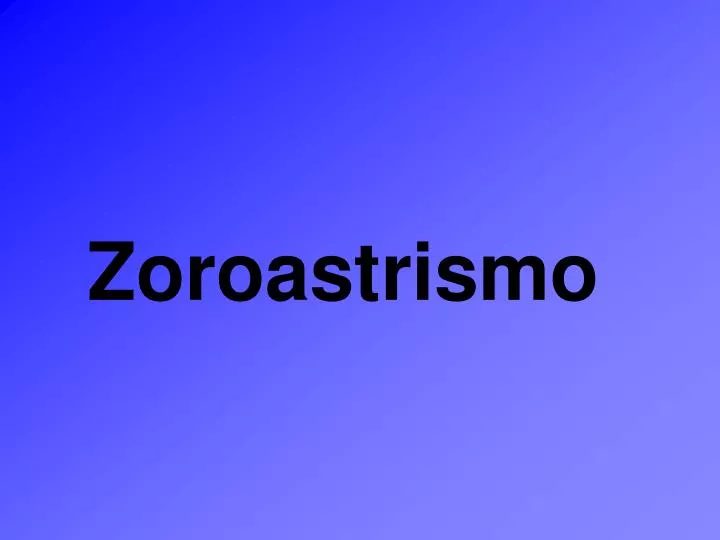 zoroastrismo