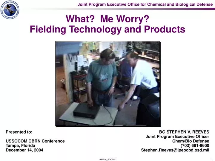 what me worry fielding technology and products
