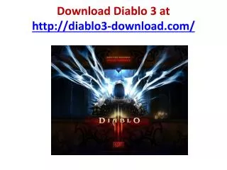 diablo 3 download demo