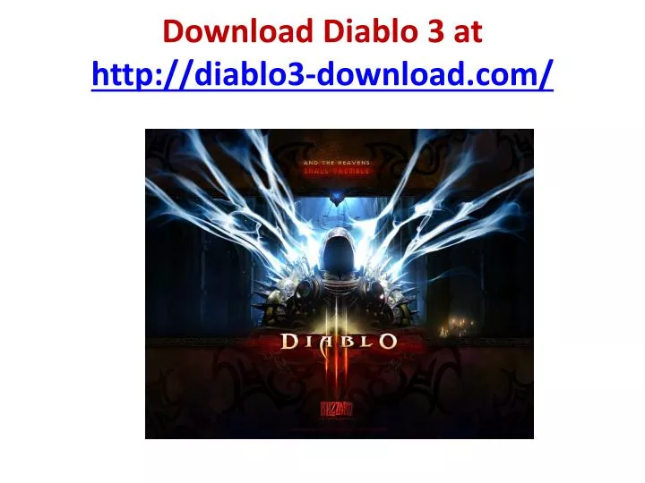 download diablo 3 at http diablo3 download com