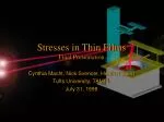 Stress and Relaxation Measurement in Thin Films: A Comprehensive Study - slide 1