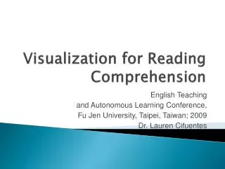 Visualization for Reading Comprehension
