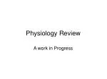 Physiology Review - slide 1