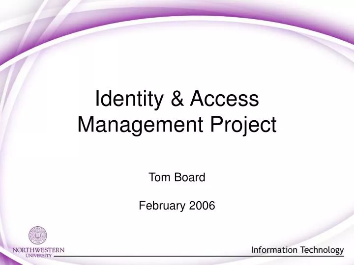 identity access management project