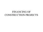 FINANCING OF CONSTRUCTION PROJECTS - slide 1