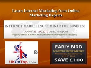 UK Internet Marketing Seminar for Business