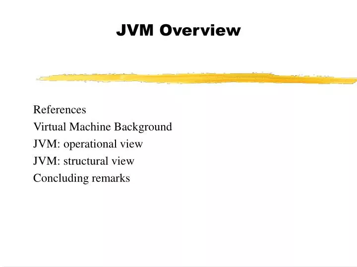 jvm overview