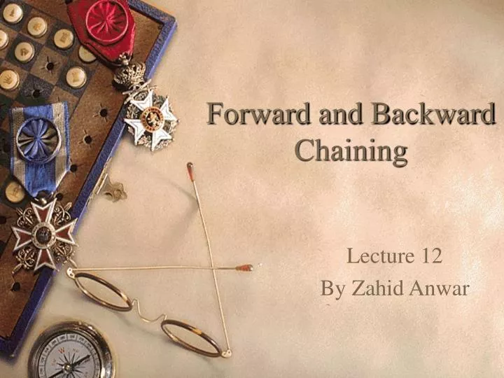forward and backward chaining