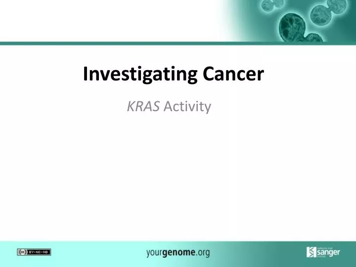 investigating cancer