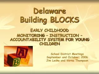 Delaware Building BLOCKS