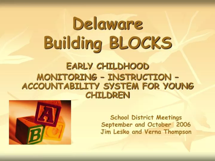delaware building blocks
