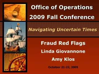 Fraud Red Flags Linda Giovannone Amy Klos