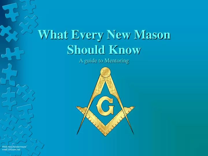 what every new mason should know a guide to mentoring