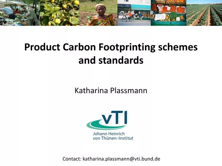 product carbon footprinting schemes and standards