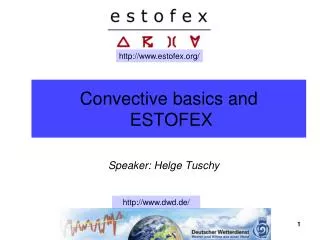 Convective basics and ESTOFEX