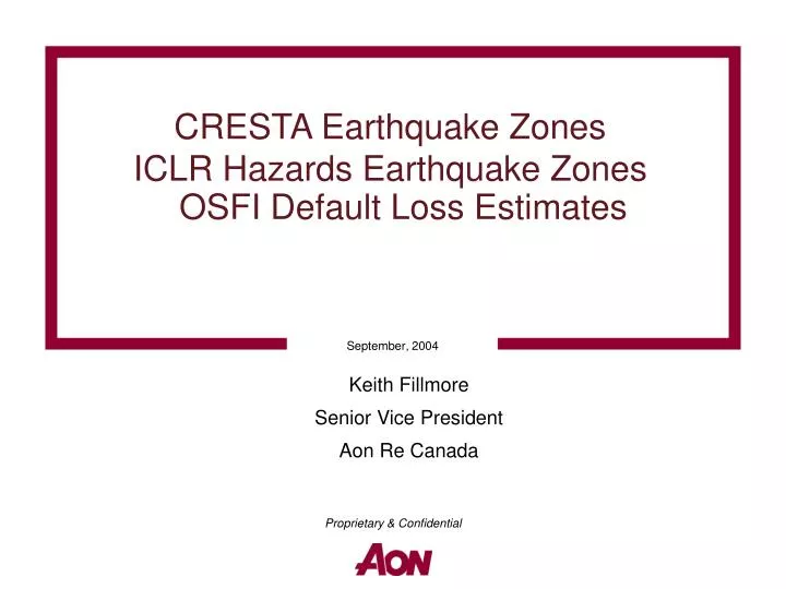 cresta earthquake zones iclr hazards earthquake zones