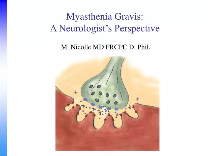 myasthenia gravis a neurologist s perspective