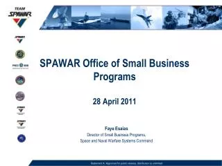 SPAWAR Office of Small Business Programs 28 April 2011