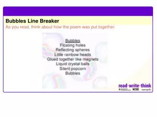 Bubbles Line Breaker