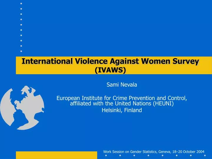 international violence against women survey ivaws