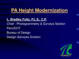 PA Height Modernization