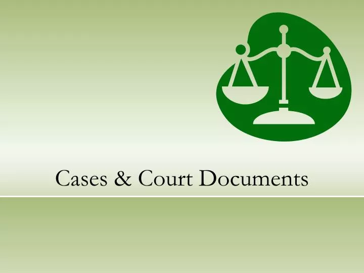 cases court documents