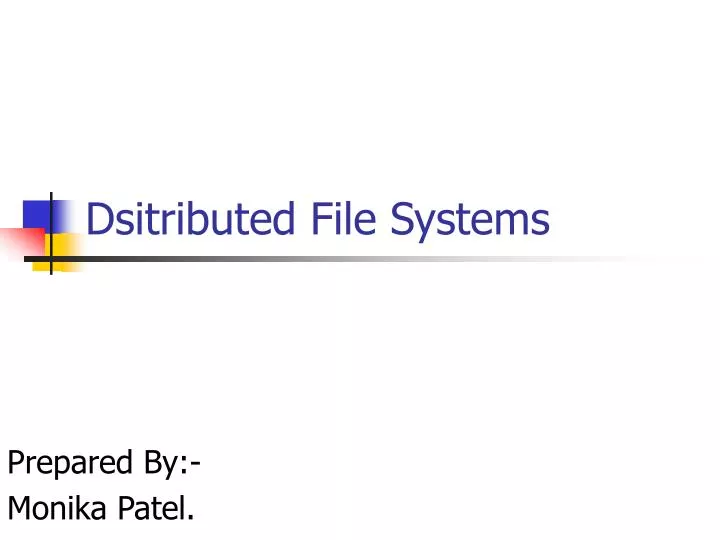 dsitributed file systems