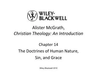 Alister McGrath, Christian Theology: An Introduction