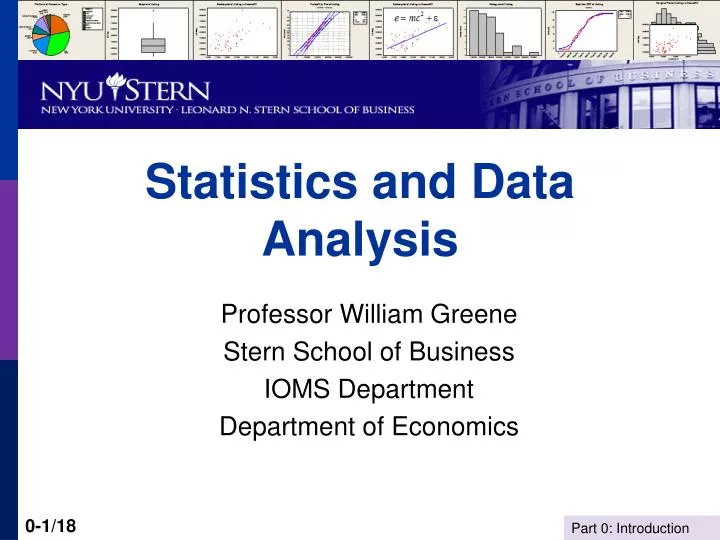 statistics and data analysis