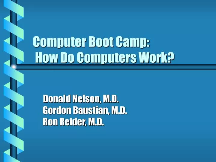 computer boot camp how do computers work