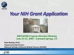 Your NIH Grant Application - slide 1