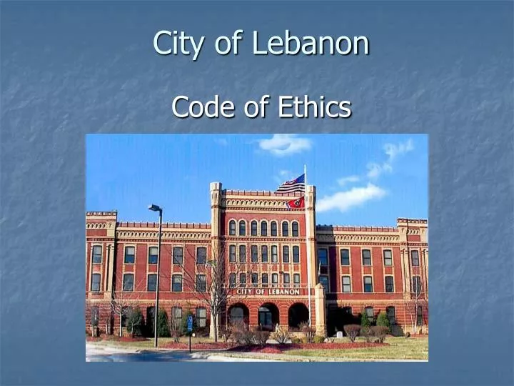 city of lebanon