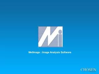 MetImage : Image Analysis Software